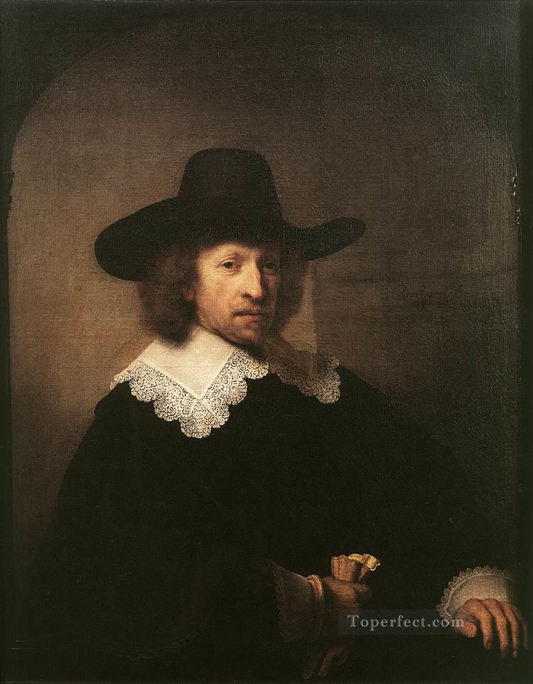 Retrato de Nicolaas van Bambeeck Rembrandt Pintura al óleo
